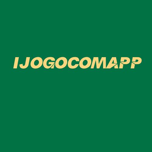 Logo da IJOGOCOMAPP